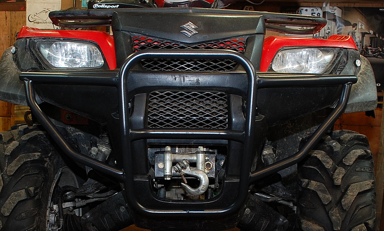KIMPEX - KIT DE PROTECTEURS D'AILE - NOIR, SUZUKI KING QUAD 450 2007-10 main image 1